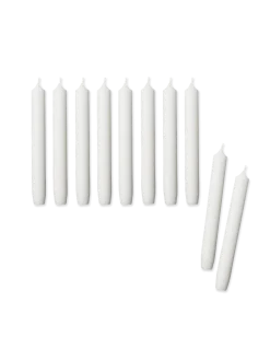 New Søstrene Grene Schweiz Stabkerzen 19 Cm 10 Stck White