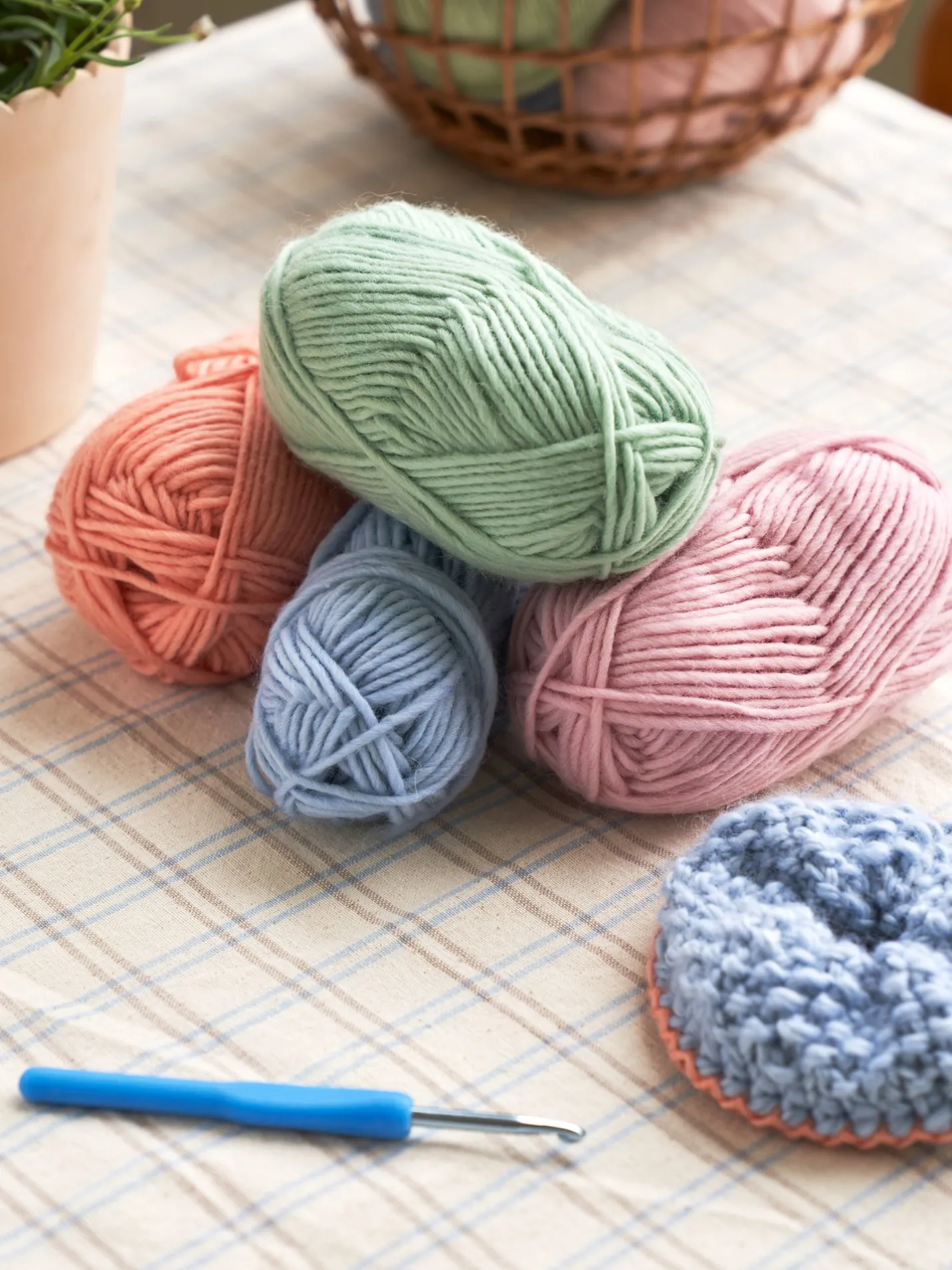 Outlet Søstrene Grene Schweiz Strickwolle Misty Blue