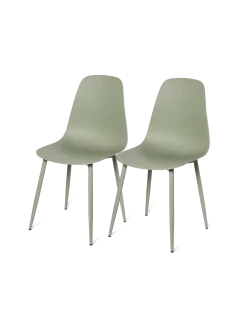 Søstrene Grene Schweiz Stuhl 2er-Pack Moss Green