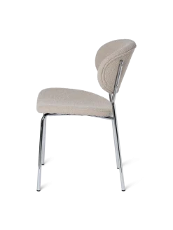 Clearance Søstrene Grene Schweiz Stuhl Mit Bouclé-Stoff Off White