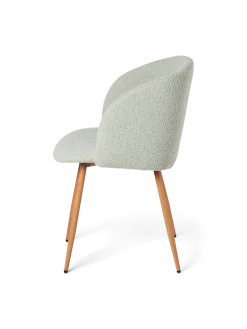 Online Søstrene Grene Schweiz Stuhl Mit Bouclé-Stoff Light Green