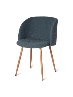 Søstrene Grene Schweiz Stuhl Mit Bouclé-Stoff Blue