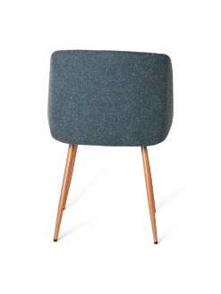 Søstrene Grene Schweiz Stuhl Mit Bouclé-Stoff Blue