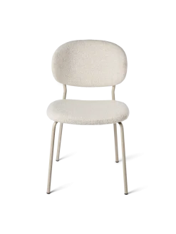 Online Søstrene Grene Schweiz Stuhl Mit Bouclé-Stoff 2er-Pack Off White
