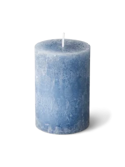 Søstrene Grene Schweiz Stumpenkerze 9 Cm Misty Blue