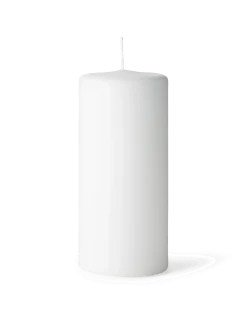New Søstrene Grene Schweiz Stumpenkerze 15 Cm White