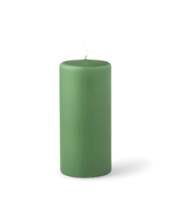 New Søstrene Grene Schweiz Stumpenkerze 15 Cm Moss Green