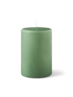 Clearance Søstrene Grene Schweiz Stumpenkerze 12 Cm Moss Green