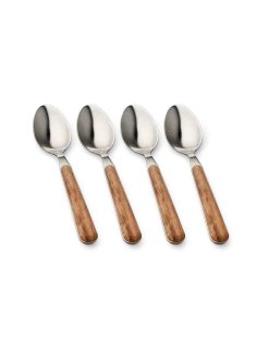 New Søstrene Grene Schweiz Teelöffel-Set Texture Legno Nature