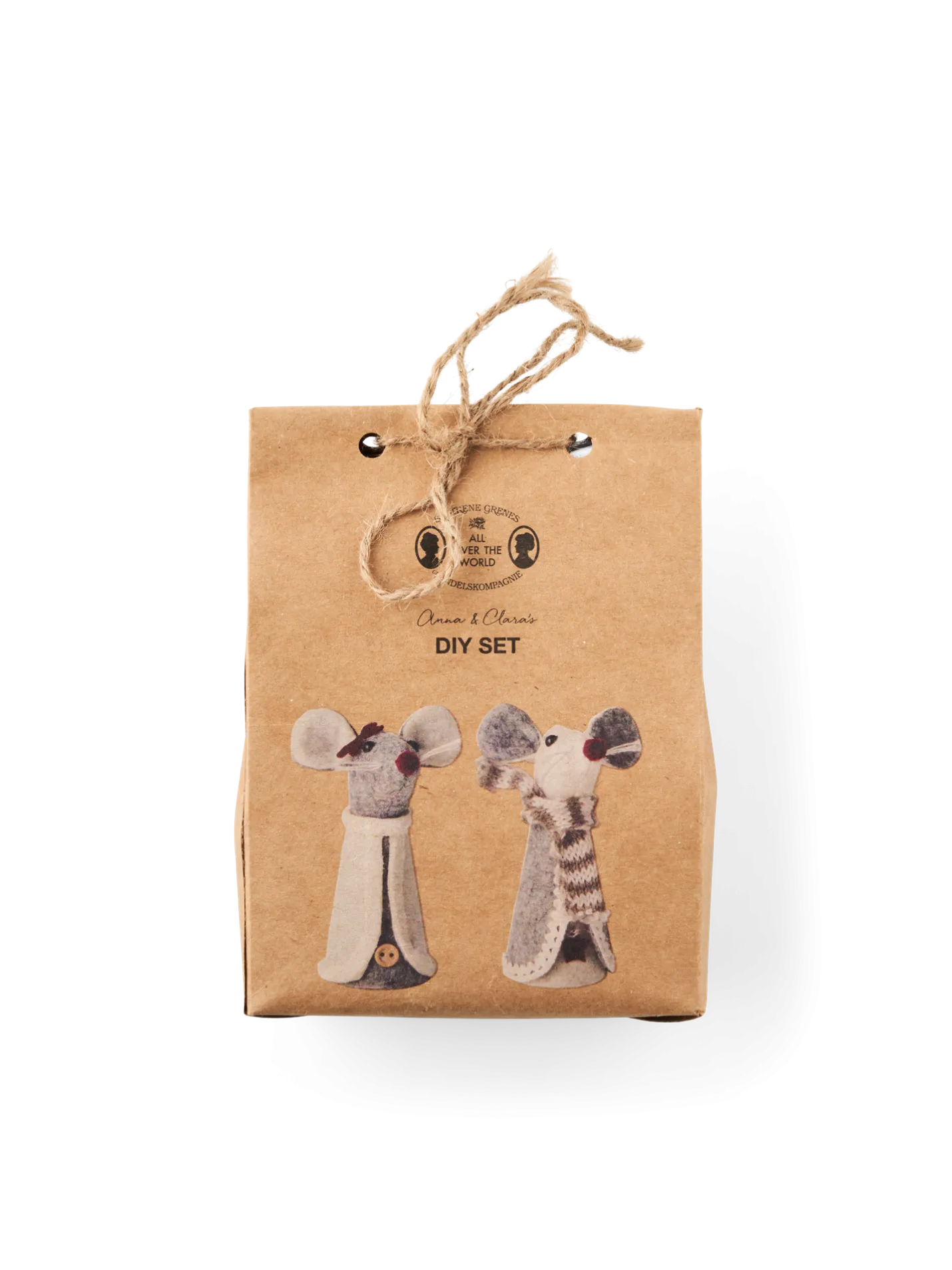 Outlet Søstrene Grene Schweiz Weihnachtsmäuse DIY-Set Grey