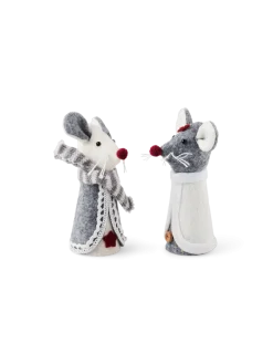 Outlet Søstrene Grene Schweiz Weihnachtsmäuse DIY-Set Grey