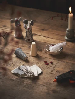 Outlet Søstrene Grene Schweiz Weihnachtsmäuse DIY-Set Grey