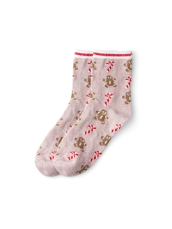 Outlet Søstrene Grene Schweiz Weihnachtssocken Für Kinder 31/34 Cherry Red