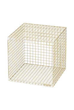 New Søstrene Grene Schweiz WIRE CUBIC Würfelregal Camel