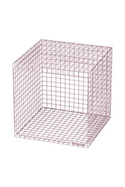 Online Søstrene Grene Schweiz WIRE CUBIC Würfelregal Grape