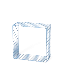 Hot Søstrene Grene Schweiz WIRE SQUARE Wandregal Smokey Blue
