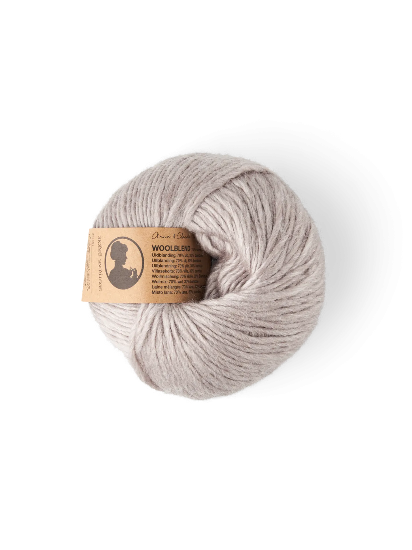 Hot Søstrene Grene Schweiz Woll-Bambus-Garn Cool Grey