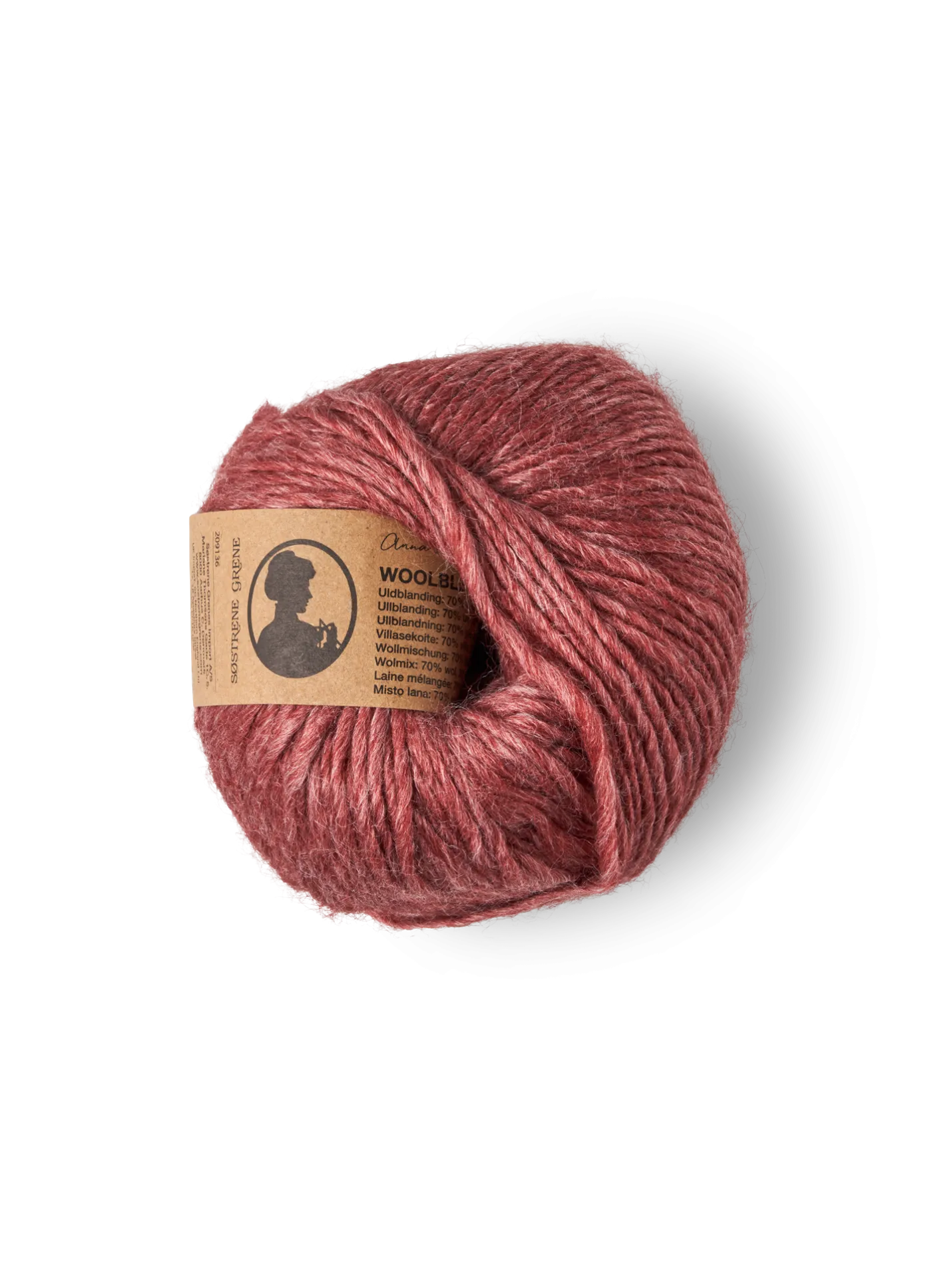 New Søstrene Grene Schweiz Woll-Bambus-Garn Red